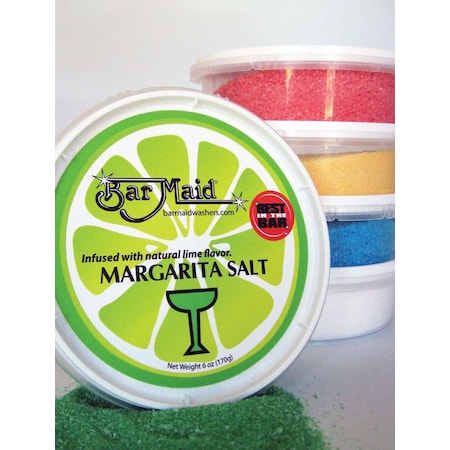 Bar Maid Bar Maid White Margarita Salt Infused With Lime 6 oz., PK12 CR-102